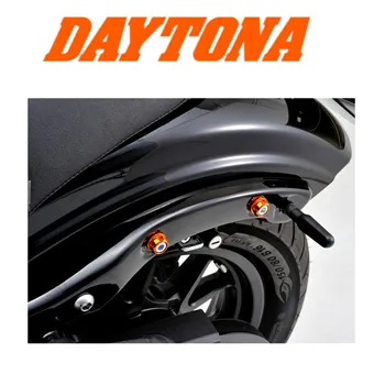 cafe 4 racer - Conical Aluminum Orange Bezel 8mm 2pcs OD21mm - Daytona Screw nuts sets pins orings 4251352637611
