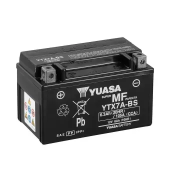 cafe 4 racer - YUASA BATTERY YT12A-BS MF W/ ACID - YUASA  AGM Batteries 4054783163267