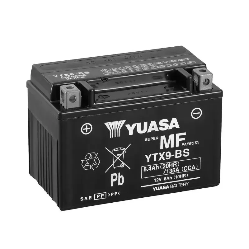 cafe 4 racer - Baterie YUASA YTX9-BS 12V 8 AH Bezúdržbová DIN 50812 - YUASA  AGM Baterie 5050694004483