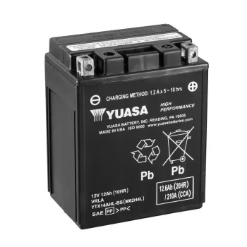 cafe 4 racer - YUASA BATTERY YTX5L-BS MF W/ ACID - YUASA  AGM Batteries 4054783163212