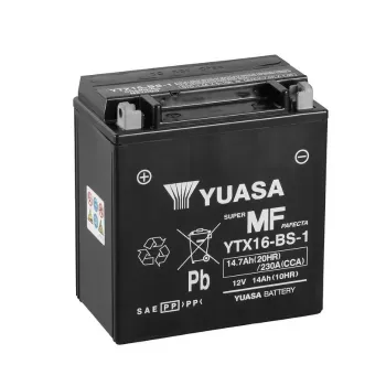 cafe 4 racer - Battery YUASA YTX14H-BS 12V 12 AH Maintenance-Free DIN 51214 - YUASA  AGM Batteries 4251352637185