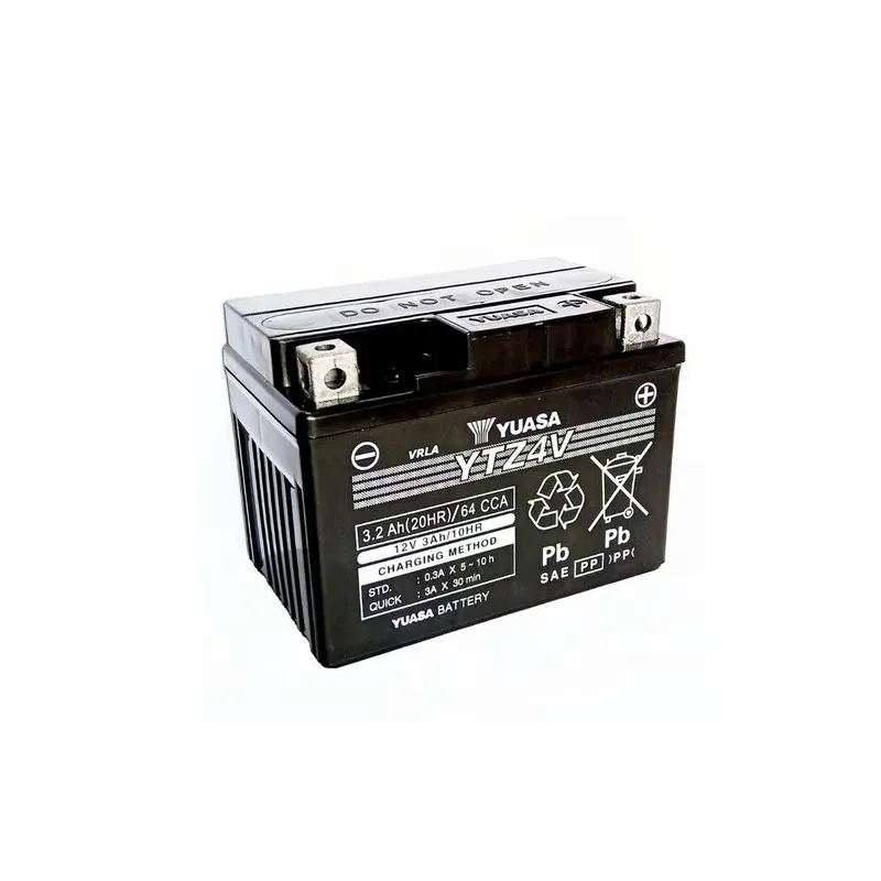 cafe 4 racer - Battery YUASA Battery YUASA YTZ4V 3.2 AH AGM DIN sealed - YUASA  AGM Batteries 5050694044700