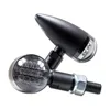 LED Indicator "Mini Bullet" ALU Black Tinted Dimensions: Ø 25mm L 43 x D