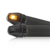 cafe 4 racer - LED Handlebar End Indicators "KNIGHT" Pair Aluminum Black Tinted Dimensions: Ø 36 x D 36 - Koso Handlebar indicators 4251352629081