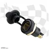 cafe 4 racer - Bordová zásuvka (malá) ABS 12V/15A DIN 4165 Ø 12mm - HS MOTO Germany Káble k nabíjačkam 4251352634092