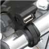 cafe 4 racer - USB Socket "Daytona Double" Dual 5V/2.1A 7/8&quot+1&quot Handlebar Mount Cable Length 120cm - Daytona USB socket port 4251352611529