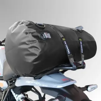 cafe 4 racer - LongRide, roll bag waxed cotton narrow. Khaki wax, Universal - LONGRIDE Tool rolls 