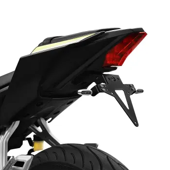 cafe 4 racer - License Plate Holder DUCATI X-Line Monster 796 10-14 Black Adjustable T-Piece Reflector Lighting - HS MOTO Germany License plate holders 4251361268448