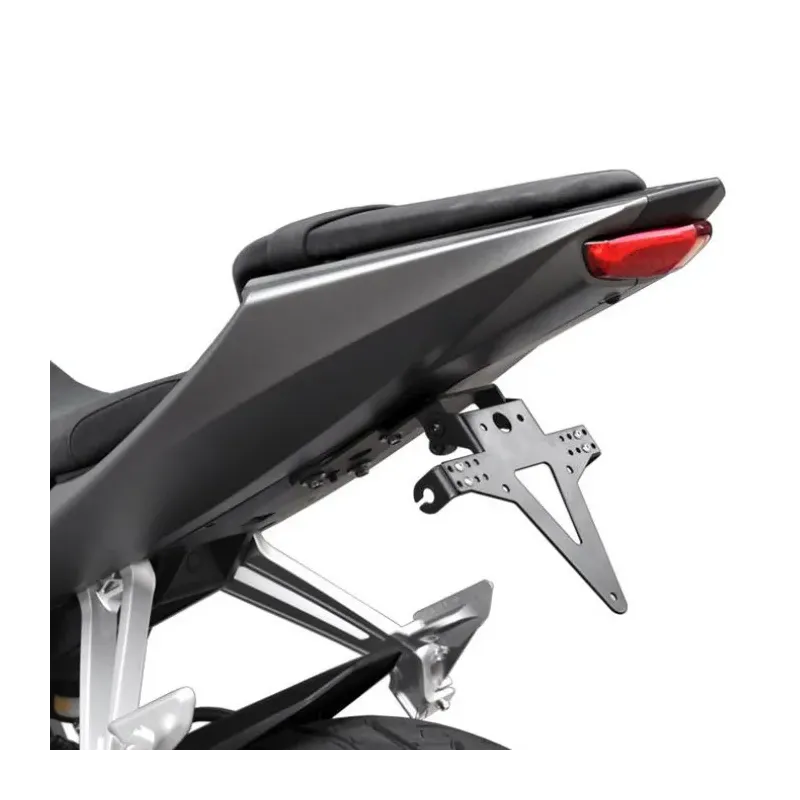 cafe 4 racer - License Plate Holder Set YAMAHA YZF125R 14-18 Adjustable Including Reflector Holder KZB - HS MOTO Germany License plate holders 4251352671998
