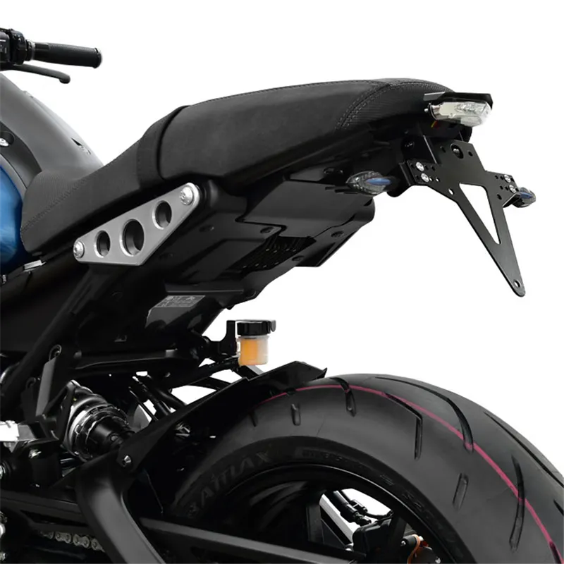 cafe 4 racer - Sada držáku registrační značky YAMAHA XSR 900 16-21 nastavitelná černá včetně držáku odrazky LED zadní světlo včetně držáku regi - HS MOTO Germany Držáky SPZ a příslušenství 4251352670434