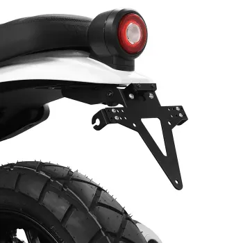 cafe 4 racer - Zieger, under fender license plate bracket kit. X-Line4 - Zieger License plate holders 