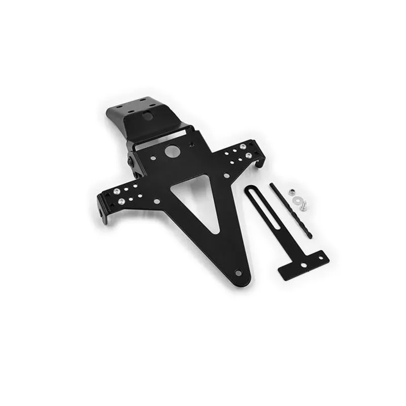 cafe 4 racer - License Plate Holder YAMAHA R1 07-08 Adjustable Black incl. Reflector Holder - HS MOTO Germany License plate holders 4251361205559