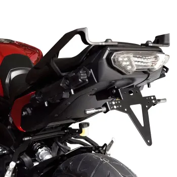 cafe 4 racer - License Plate Holder Set YAMAHA MT-09 RN69 RN82 RN83 21-23 Adjustable Including Reflector Holder - HS MOTO Germany License plate holders 4251926901179
