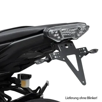 cafe 4 racer - CPV, license plate bracket kit. Polished. Cateye. DE - CPV License plate holders 