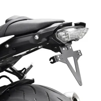 cafe 4 racer - License Plate Holder YAMAHA R1 07-08 Adjustable Black incl. Reflector Holder - HS MOTO Germany License plate holders 4251361205559