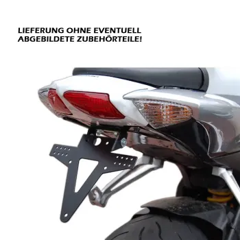 cafe 4 racer - HIGHSIDER AKRON-RS PRO for Suzuki GSX-S 750 17-, incl. license plate light - Highsider License plate holders  4054783614363