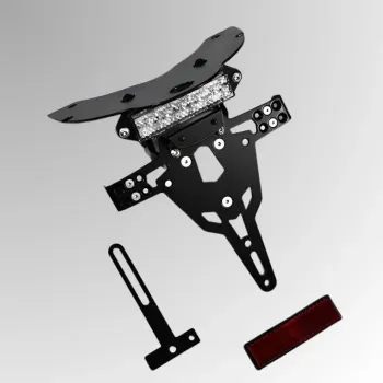cafe 4 racer - Zieger, under fender license plate bracket kit. X-Line4 - Zieger License plate holders 