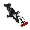 cafe 4 racer - License Plate Holder Set SUZUKI GSX-S/R125 17-24 Adjustable Including Reflector Holder KZB - HS MOTO Germany License plate holders 4251352670076