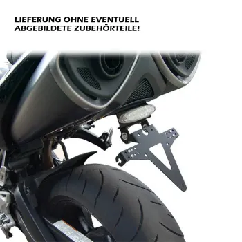 cafe 4 racer - Držiak ŠPZ KAWASAKI Z900 25- nastaviteľný čierny vrátane držiaka reflexného prvku - HS MOTO Germany Držiaky ŠPZ a príslušenstvo 4255679216627