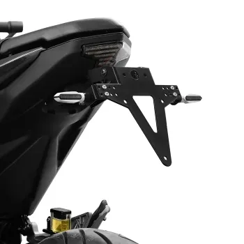 cafe 4 racer - License Plate Holder CF MOTO CF MOTO 450 SR 23- adjustable black incl. reflector holder - HS MOTO Germany License plate holders 4255679203917