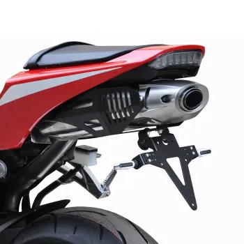 cafe 4 racer - License Plate Holder Set HONDA CBR600F/ CB600 Hornet 11-13 Adjustable Including Reflector Holder KZB - HS MOTO Germany License plate holders 4251352671905