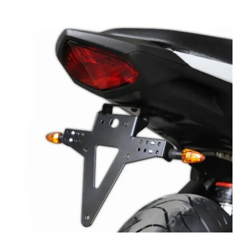 cafe 4 racer - License Plate Holder Set HONDA CBR600F/ CB600 Hornet 11-13 Adjustable Including Reflector Holder KZB - HS MOTO Germany License plate holders 4251352671905