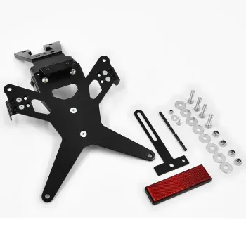 License Plate Holder HONDA X-Line CB 1000 R 08-17 Black Adjustable T-Piece Reflector Lighting
