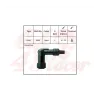 cafe 4 racer - NGK spark plug connector LD-05 F, for 12 mm spark plug, 90? - NGK Spark & Ignition Plugs Connector 4054783157402