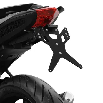 cafe 4 racer - Zieger 10006511 License Plate Bracket X-Line Black – Honda CBR 1000 10-16 - Zieger License plate holders 