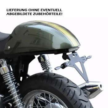 cafe 4 racer - Držák SPZ BMW S/M1000RR 19-24 Černý Nastavitelný včetně Držáku Odrazky - HS MOTO Germany Držáky SPZ a příslušenství 4251352670120