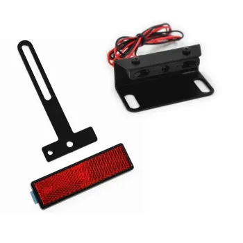 cafe 4 racer - License Plate Holder BMW X-Line BMW R nine T 13-21 Black Adjustable T-Piece Reflector - HS MOTO Germany License plate holders 4251361268349