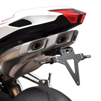 cafe 4 racer - License Plate Holder Set DUCATI Hypermotard 950 19-24 Adjustable Including Reflector Holder KZB - HS MOTO Germany License plate holders 4251352670793