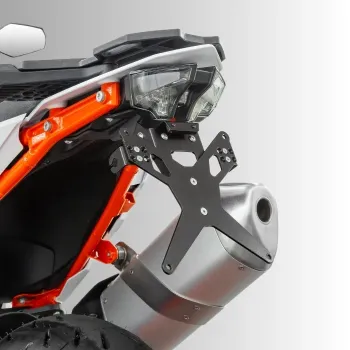cafe 4 racer - Držiak ŠPZ KTM X-Line KTM RC 125 / 390 22-24 Čierny Nastaviteľný T-Kus - HS MOTO Germany Držiaky ŠPZ a príslušenstvo 4255679206970