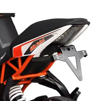 cafe 4 racer - License Plate Holder SUZUKI X-Line GSX-R 600 06-07 Black Adjustable T-Piece Reflector Lighting - HS MOTO Germany License plate holders 4251361269353