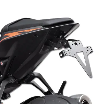cafe 4 racer - Držák registrační značky SUZUKI X-Line GSX-8S/R/TT 23-26 Černý Nastavitelný T-kus Reflektorové osvětlení - HS MOTO Germany Držáky SPZ a příslušenství 4255679203085