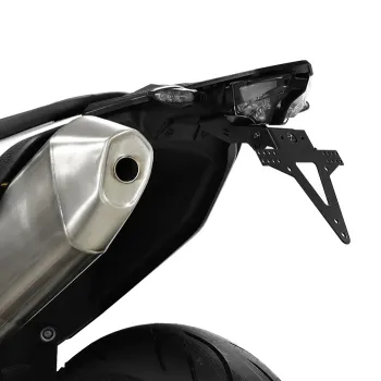 cafe 4 racer - Zieger 10000311 License Plate Bracket Pro Black – Kawasaki ER-6 05-08 - Zieger License plate holders 