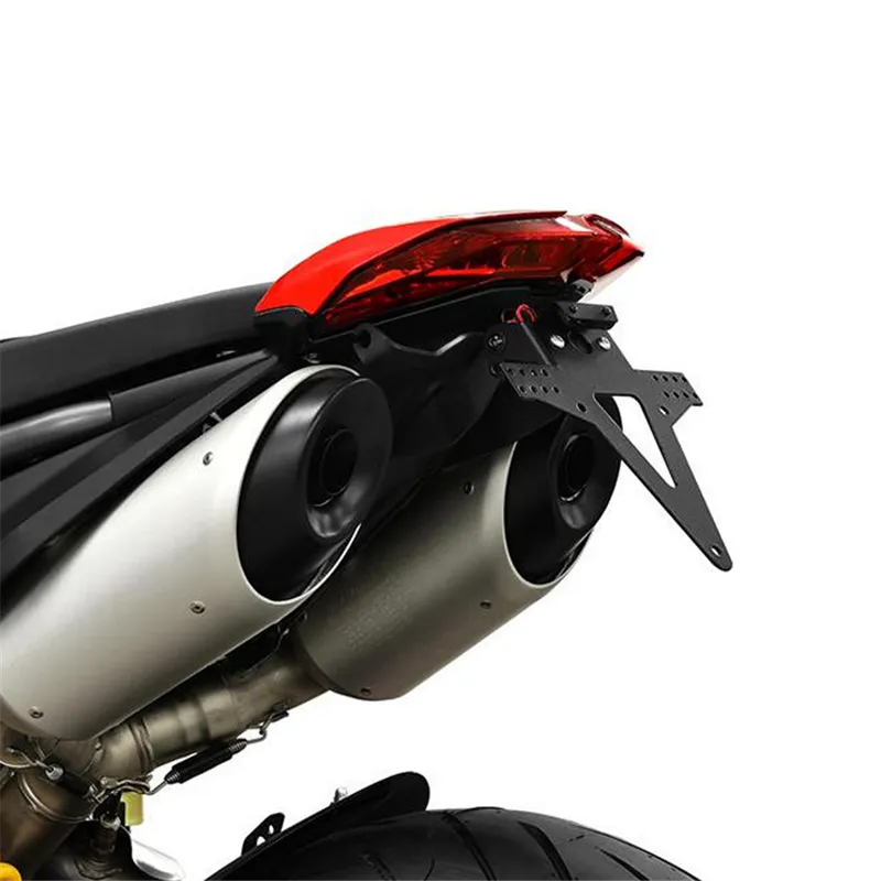 cafe 4 racer - Sada držiaka ŠPZ DUCATI Hypermotard 950 19-24 nastaviteľná vrátane držiaka odrazky KZB - HS MOTO Germany Držiaky ŠPZ a príslušenstvo 4251352670793