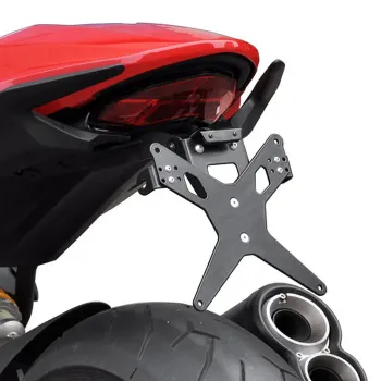 cafe 4 racer - License Plate Holder KTM PRO KTM 390 Adventure 21-24 Adjustable Including Reflector Holder KZB - HS MOTO Germany License plate holders  4255679207205