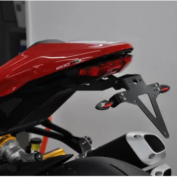 cafe 4 racer - Držiak ŠPZ HONDA X-Line CB 300 R 18-21 Čierny Nastaviteľný T-Kus Reflexné Osvetlenie - HS MOTO Germany Držiaky ŠPZ a príslušenstvo 4251361268554