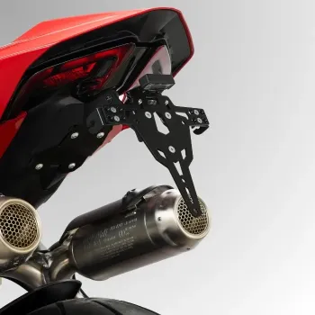 cafe 4 racer - Držák SPZ KAWASAKI ER-6N / F 12-16 Nastavitelný Černý včetně Držáku Odrazky - HS MOTO Germany Držáky SPZ a příslušenství 4251361204798