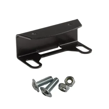 Bracket for Lighting "Trio" Type B Hole Distance: 32 and 45mm Black Steel