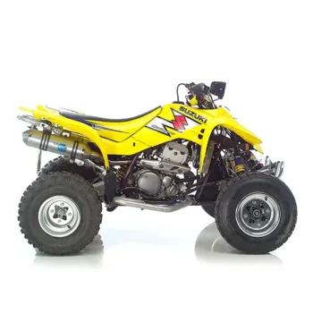cafe 4 racer - LEOVINCE "X3" SUZUKI LTZ 400 03-08 KAWASAKI KFX 400 03-06 ALUMINUM SILVER - LeoVince LeoVince 8051122151332