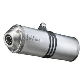 cafe 4 racer - LEOVINCE "X3" SUZUKI LTZ 400 03-08 KAWASAKI KFX 400 03-06 ALUMINUM SILVER - LeoVince LeoVince 8051122151332