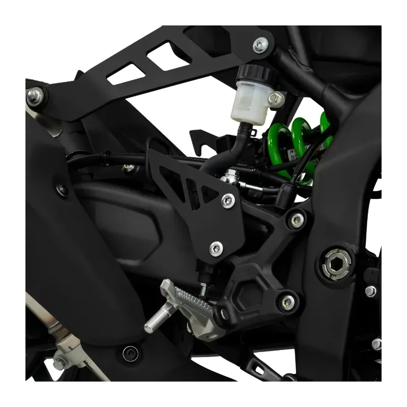 cafe 4 racer - Heel Protector Alu Black ZX-4R/RR 23-25 - HS MOTO Germany Accessories 4255679206178