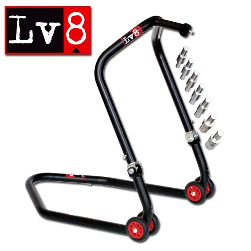 cafe 4 racer - Assembly Stand Front "DIAVOL" E610DP 7 Pins 13-27mm - HS MOTO Germany Bike stands 4251352627629