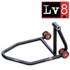 Assembly stand rear "DIAVOL" LV8 right without mounts black E630DR