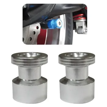 cafe 4 racer - Bobbin's "Racing" M10 (1.25) red anodized Ø24.5mm Pack of 2 *** - HS MOTO Germany Bobbins 4251352624826
