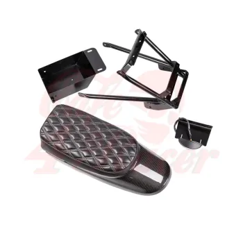 cafe 4 racer - Súprava SPORT CARBON complete monoseat pre BMW radu R s dvoma zadnými tlmičmi - Studiofibre KIT 