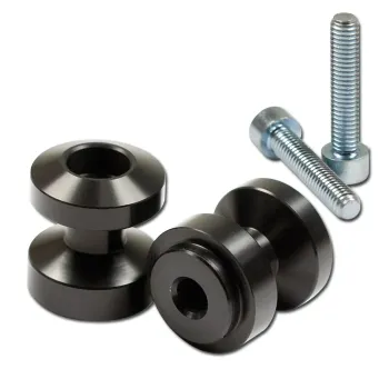 Bobbin's "Racing" M6 black anodized Ø24.5mm Pack of 2 * e.g.