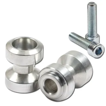 cafe 4 racer - Bobbin's "LV8" Hliníkové Čierne M10 x 1.5 mm Pár *** KTM *** - LV8 Bobbins 4251352625281